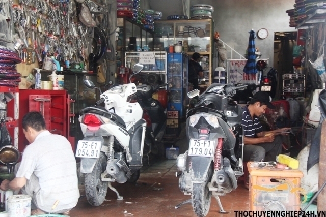 Tiệm sửa xe máy huyện Cần Giờ