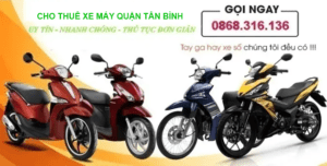 Cho thuê xe máy Quận Tân Bình