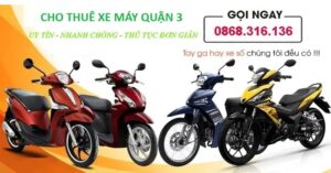 cho thuê xe máy quận 3