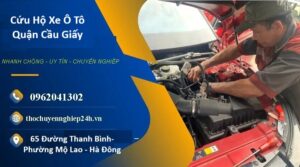 cứu hộ xe ô tô quận cầu giấy