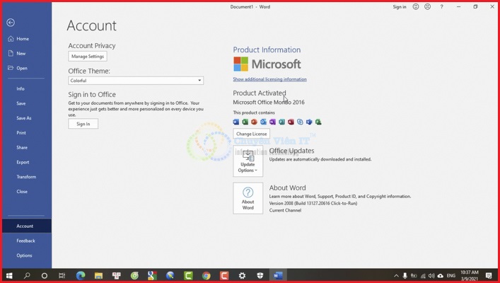 Download Office Full Crack Key bản quyền Vĩnh viễn Fix mọi lỗi Cài đặt chi tiết % Đã hoàn thành quá trình cài đặt Office 365