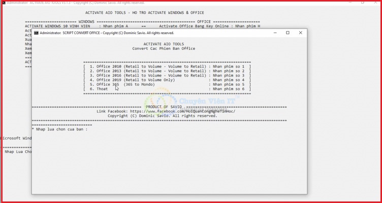 Download Office Full Crack Key bản quyền Vĩnh viễn Fix mọi lỗi Cài đặt chi tiết % Ấn phím số 5 và chờ cài đặt cập nhật