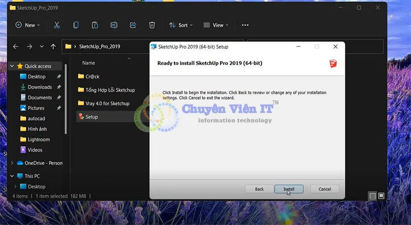 Tải Sketchup Full Crack Key bản quyền Vĩnh viễn Fix mọi lỗi Cài đặt chi tiết % b5