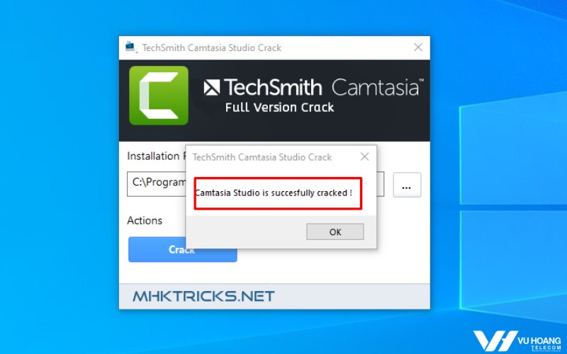 cai dat camtasia 9 10