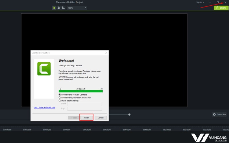 cai dat camtasia 9 5