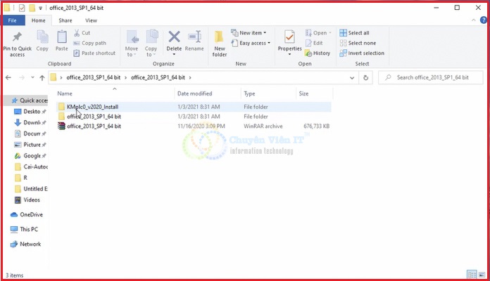 Mở file tool và cài đặt