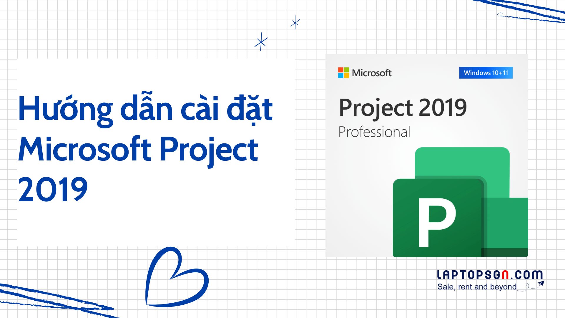 Huong dan cai dat Microsoft Project 2019 Laptop SGN 1